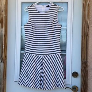 Take 50% OFF- Theory Women's Sleeveless Mini Striped Dress, Size-6